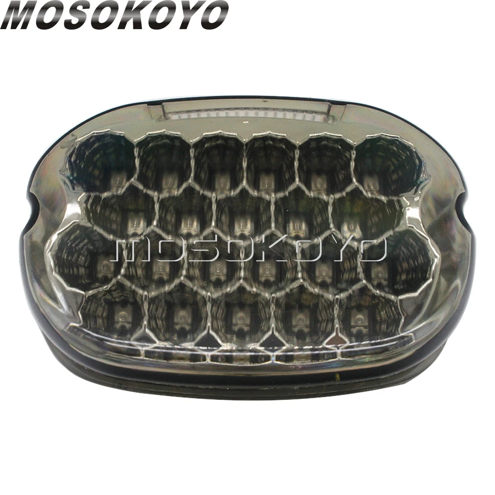 Светодиодные интегрисветодиодный задние стоп-сигналы для мотоцикла задний