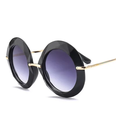Женские солнцезащитные очки COOLSIR винтажные дизайнерские фиолетовые круглые в