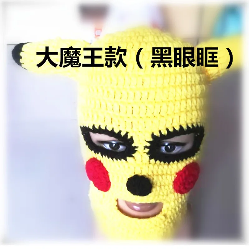 Персональные милые забавные шапки ручной работы Pika для мужчин и женщин, осенне-зимняя шапка для косплея, кепка с героями мультфильмов, крутые подарки на день рождения, шапка Хэллоуин