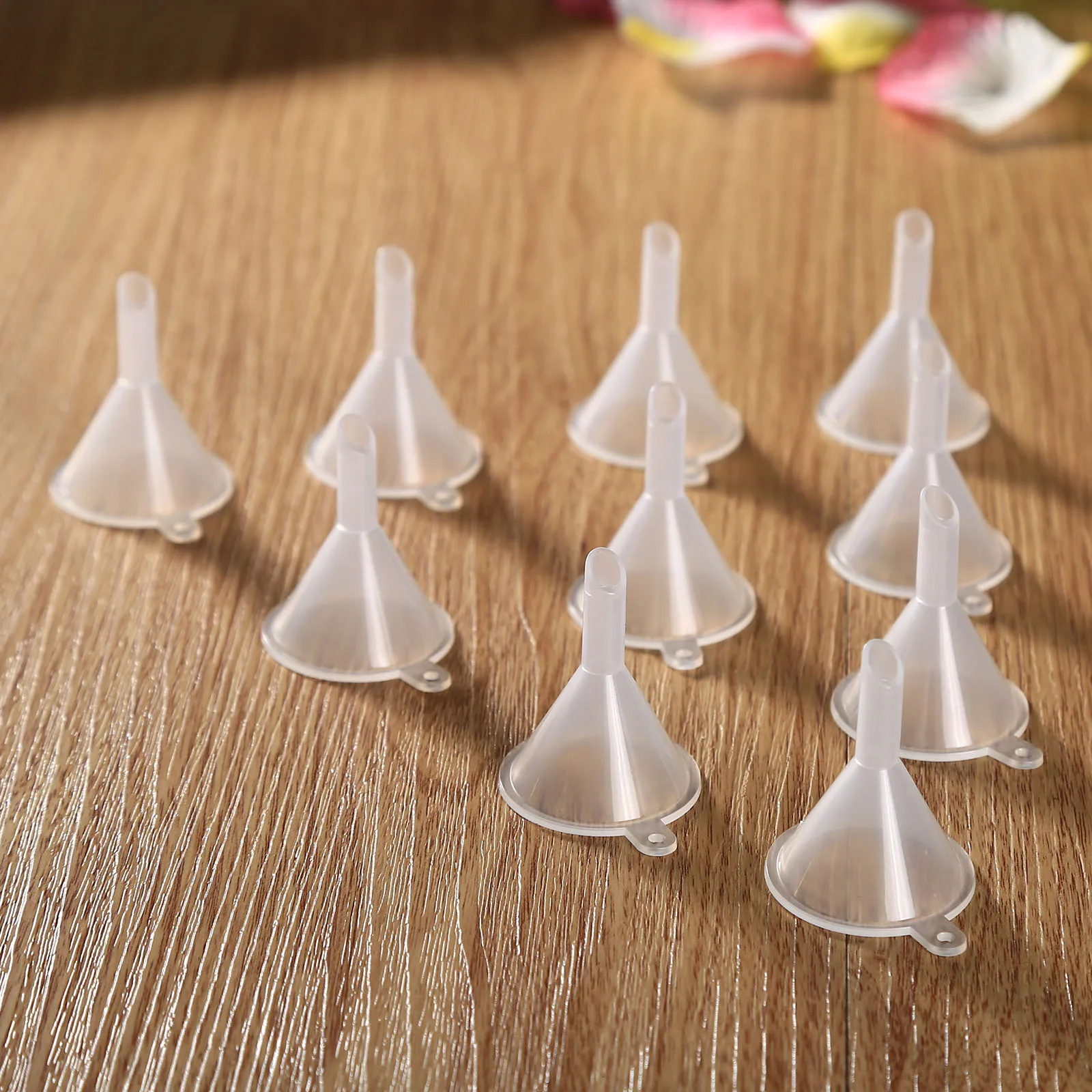 

10pcs Reusable Plastic Funnels Refilling Plastic Bottle Spray Perfume BottleTravel Needle Tube Dispensing Required Tools