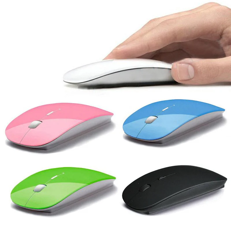 

Optical Wireless Mouse 2.4G Receiver Ultra-thin Mouse for Computer PC Laptop Desktop @M23