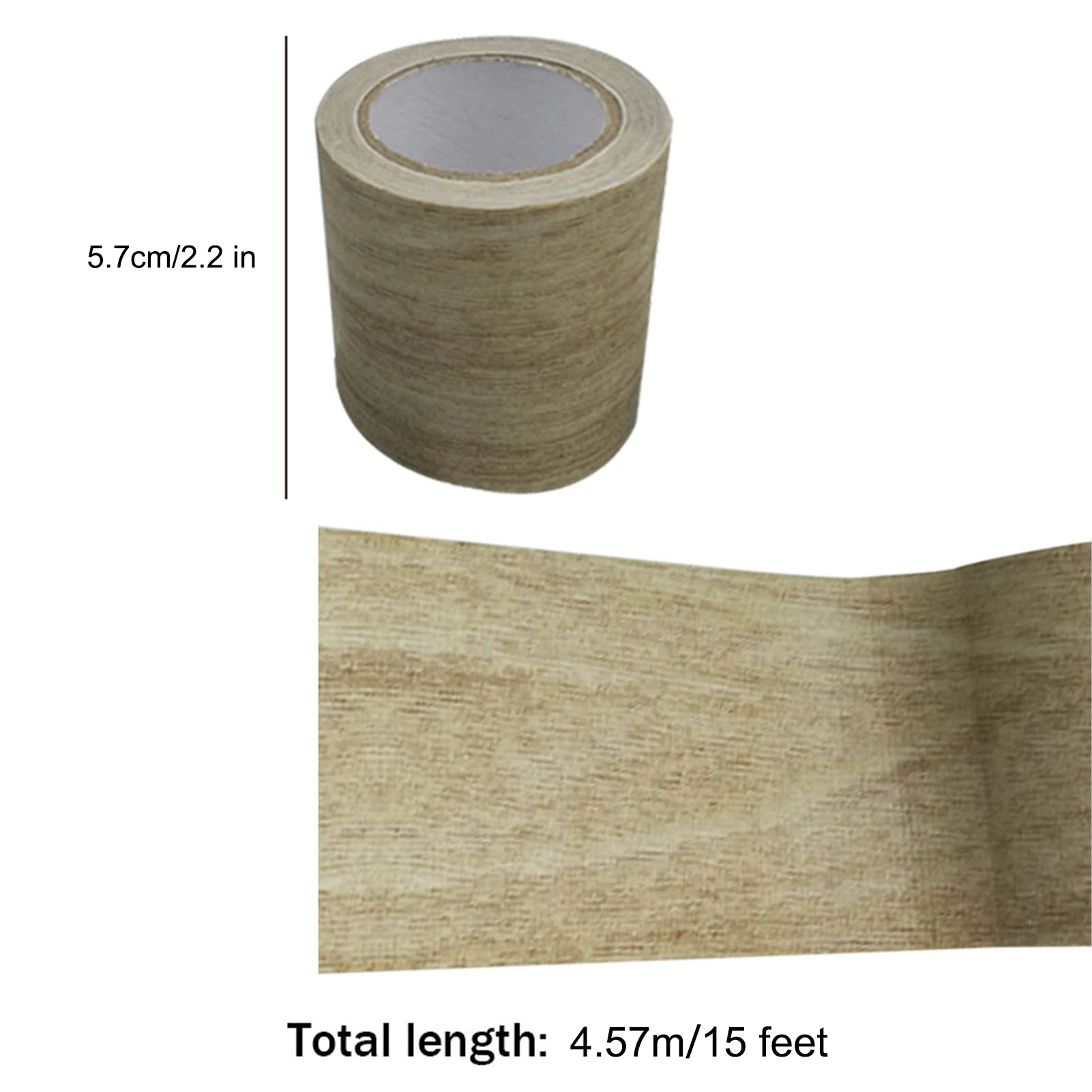 5 M/Roll Waterproof Self Adhesive Tape Wood Grain Chocolate Oak For Home Furniture Repair Duct Floor Sticker | Дом и сад