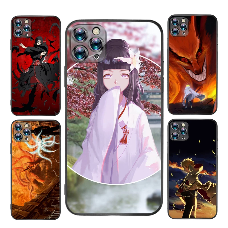 

NarutoLY's SasukeLY's Kakashi Phone Case For iPhone X XS XR MAX Luxury Cellphone Mobilephone Black TPU Designer Full Protection