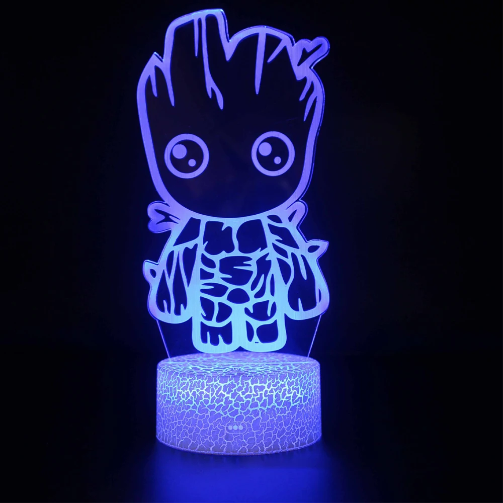 

Children's Bedroom Decorative Table Lamp Series 3D Table Lamp Led Colorful Touch Night Light
