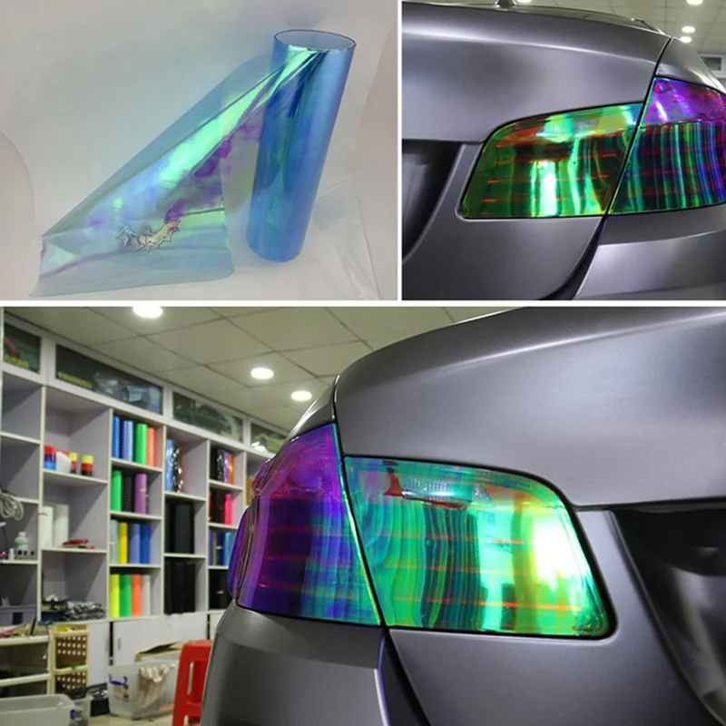 

Car Styling Headlight Taillight Vinyl Tint Color Changing Film Fog Light Lamp Sticker Car Exterior Accessories 30x60cm
