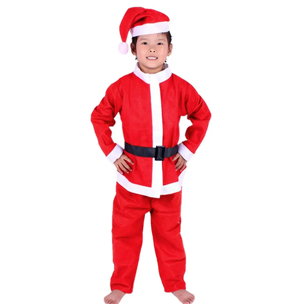 

Man Baby Boy Christmas Santa Claus Father Christmas Suit Costume Suit Kids New Year Children's Clothing Dress Set Toddler
