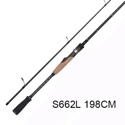 Spinning 198cm 662L Спиннинговое удилище OBSESSION Peche, 8 футов, удочка для литья под давлением, удочка для морской рыбалки, направляющие для Fuji, углеродное удилище, удочка для рыбалки, cana pesca - Цвет: Spinning 198cm 662L