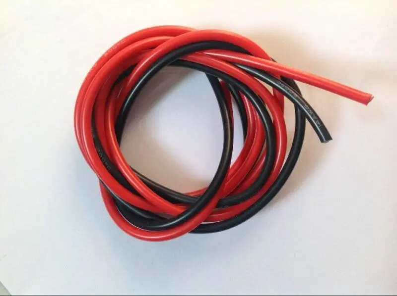 14 AWG 10 футов (3 м) калибровочный силиконовый провод гибкие многожильные медные
