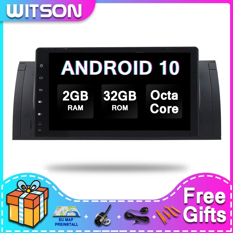 

Автомобильный мультимедийный DVD-плеер WITSON, 2 Din, ANDROID 10,0, для автомобилей BMW X5 E53 (2002-2007), Land Rover, Range Rover 2002-2004