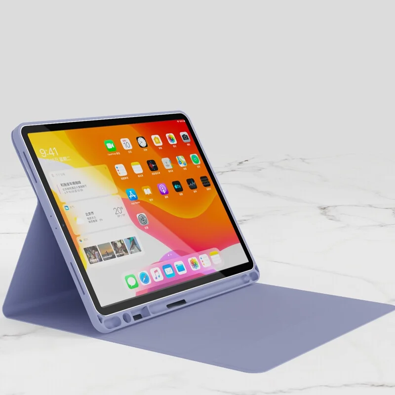 ASH для Samsung Galaxy Tab A7 10 4 S6 Lite Ультратонкий чехол клавиатуры Folio Stand PU кожаный с