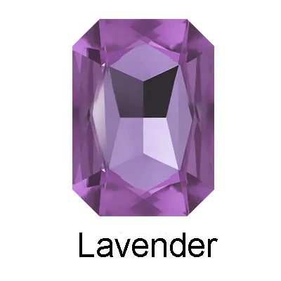Lavender Hairclip 1 шт. модные красные заколки для волос розовое золото, розовый квадратный кристалл заколки для волос черный горный хрусталь заколка для волос для женщин Девушка аксессуары для волос - Окраска металла: Lavender Hairclip