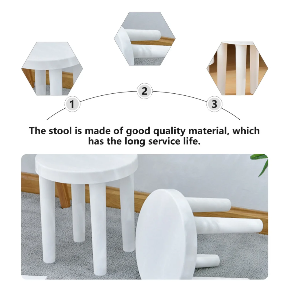 

1pc Home Children Stool Household Low Stool Anti-skid Home Stool Thickened Stool