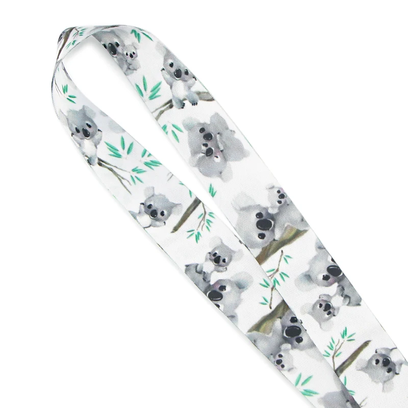 Милые ремешки для шеи CA1057 Koala идентификационных ключей сделай сам подвесные