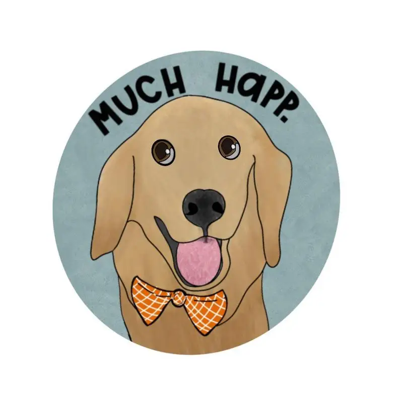 

Much Happ - Adorable Golden Retriever Sticker