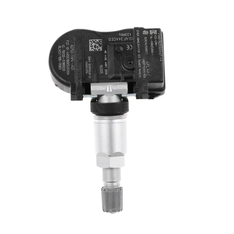 Монитор давления в шинах 42753-T6N-A01, 42753-T6N-A01, 42753-T6N-TBD, для Honda, 2018, 2019, 2020, 433 МГц