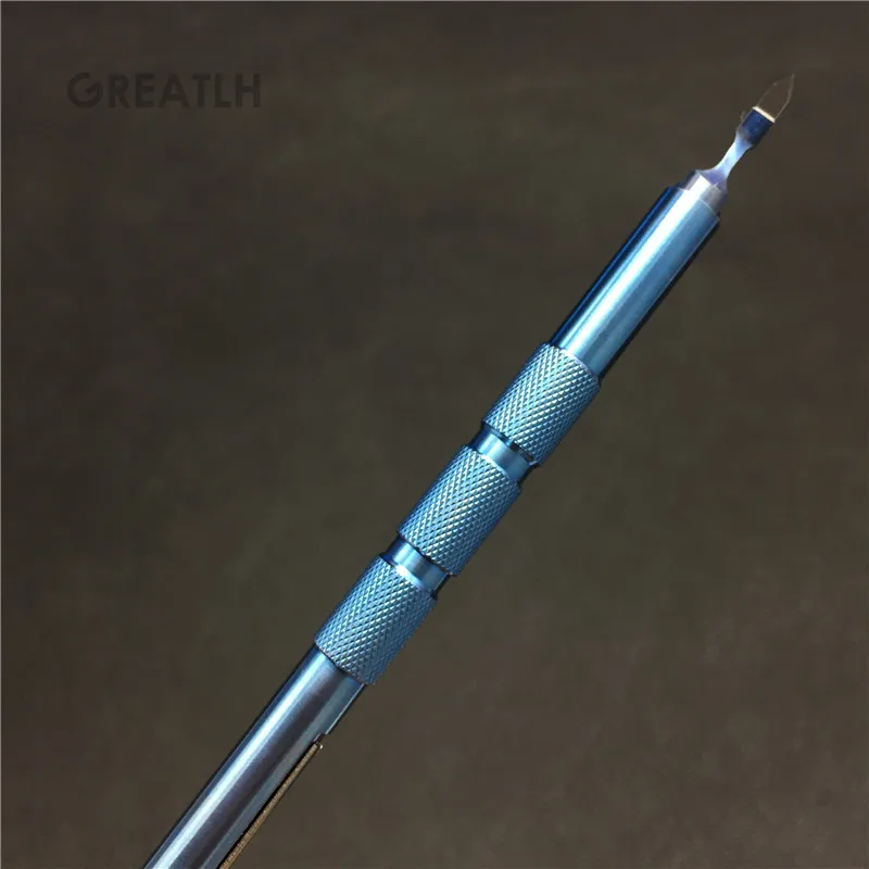 Sapphire лезвия кератомический хирургический инструмент титановая ручка 2 5 мм