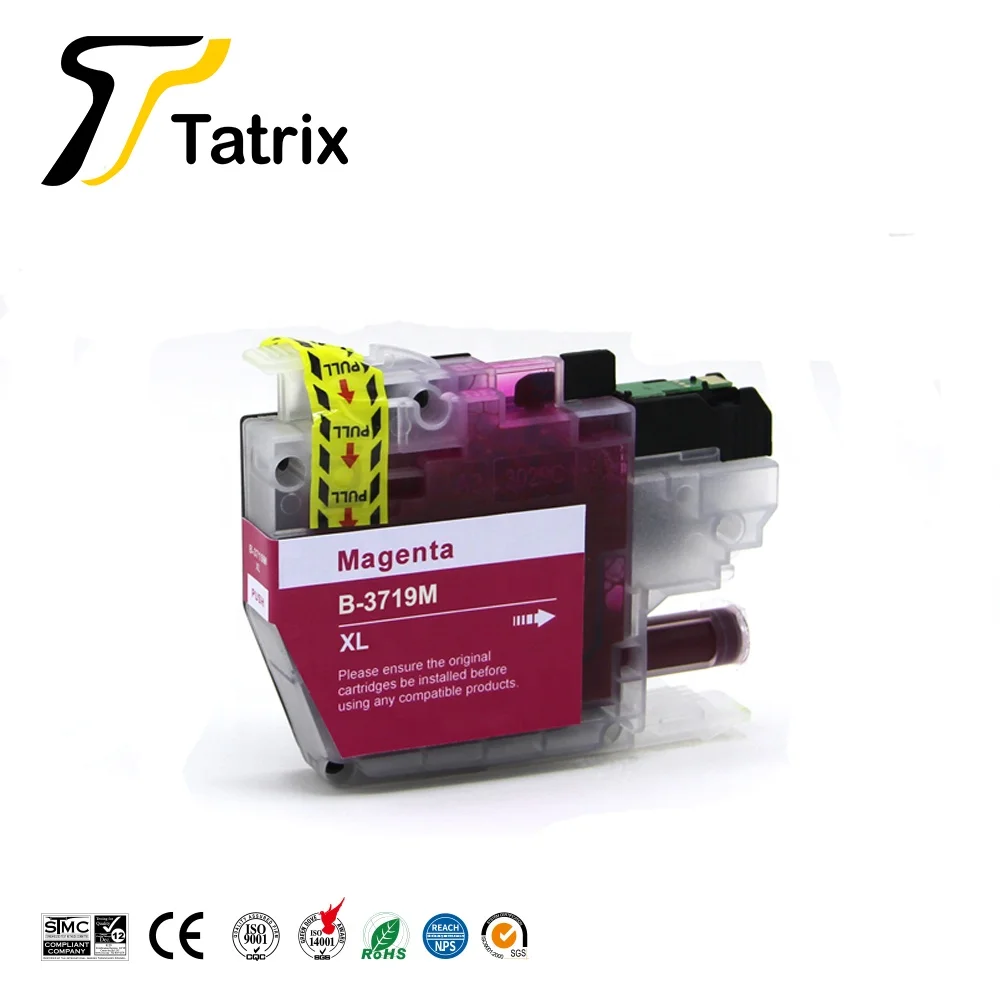 Чернильный картридж Tatrix LC3719 LC3719XL совместимый с цветными принтерами для принтера