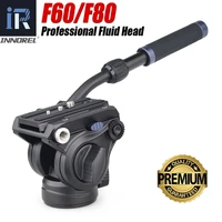 innorel f60f80 video fluid hydraulic panoramic head q r plate for mount professional dslr camerascamcorderstelescope tripod