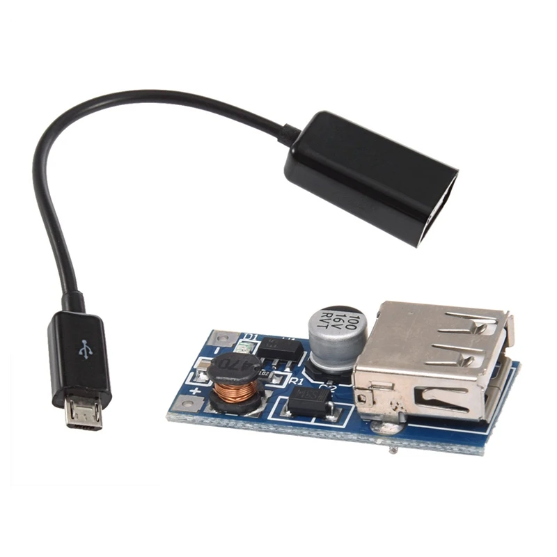 DC 0 9 5 В 600мА Повышающий Модуль напряжения USB зарядное устройство синий и мини папа