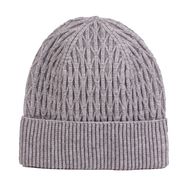 Вязаные Мужские Женские шапки зимняя теплая шерстяная свободная объемная Лыжная