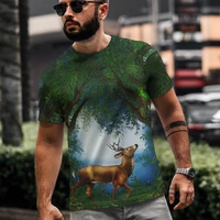 new design fashion leisure party men t shirt gothic dream jungle animal series 3d printed t shirt short sleeve o neck xxs 6xl