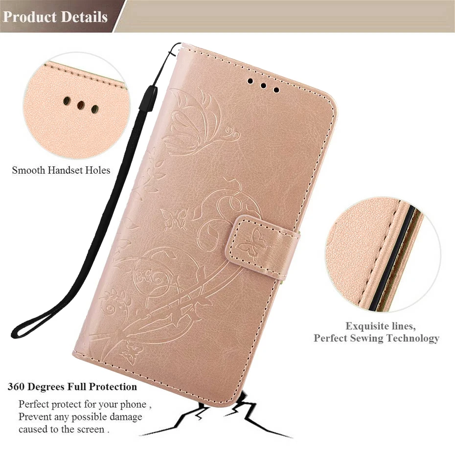 Чехол-книжка с откидной крышкой для SAMSUNG Galaxy J1 6() J120F J120H J120ZN SM-J120FN J12016 из искусственной кожи, чехол-бумажник, чехол из ТПУ с полным корпусом