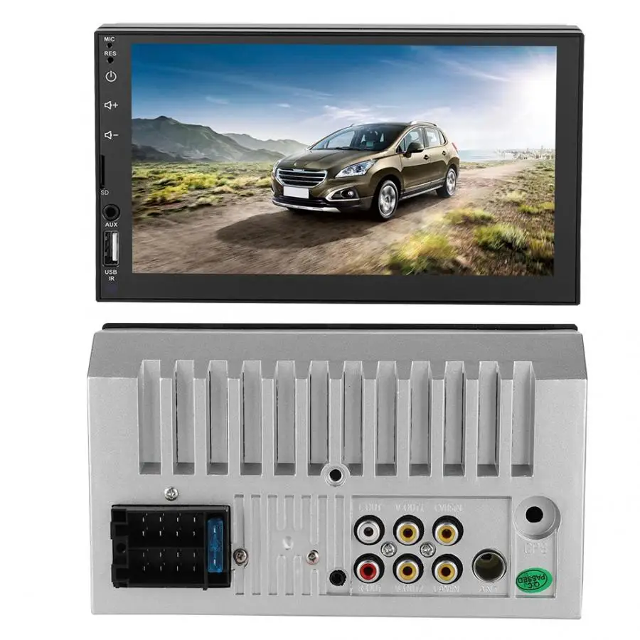 Музыкальный плеер 7 &quotдвойной 2 Din автомобильный стерео MP5 USB/TF/AUX/FM Bluetooth 4 0