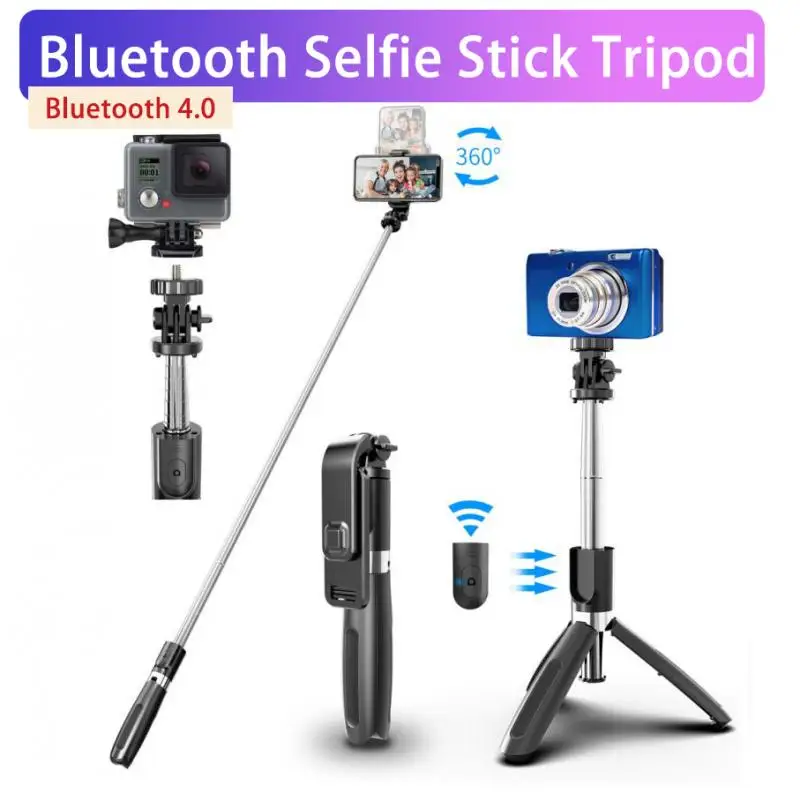 Селфи Палка с поддержкой Bluetooth штатив дистанционным управлением держатель для