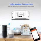 Умный светильник ключатель света EWelink, Wi-Fi, универсальный модуль сделай сам, беспроводной пульт дистанционного управления для умного дома, работает с Alexa, Google Home