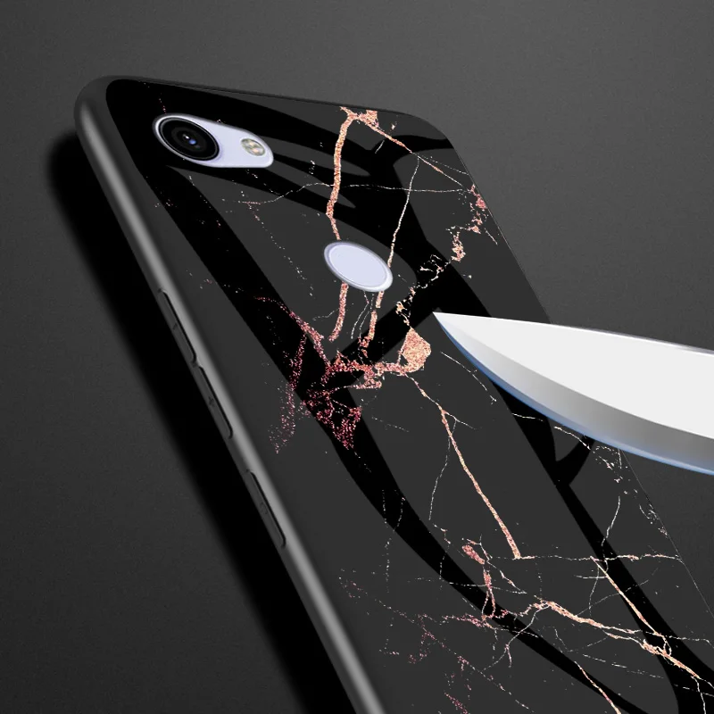 Роскошный мягкий Силиконовый противоударный чехол с рисунком под мрамор для Google