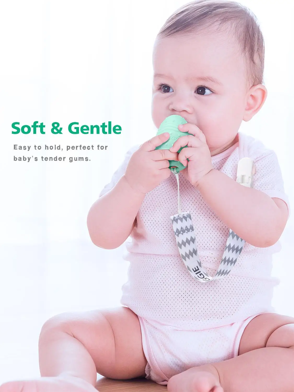 Детский Прорезыватель для зубов Dino Eggie игрушка прорезыватель в форме яйца с