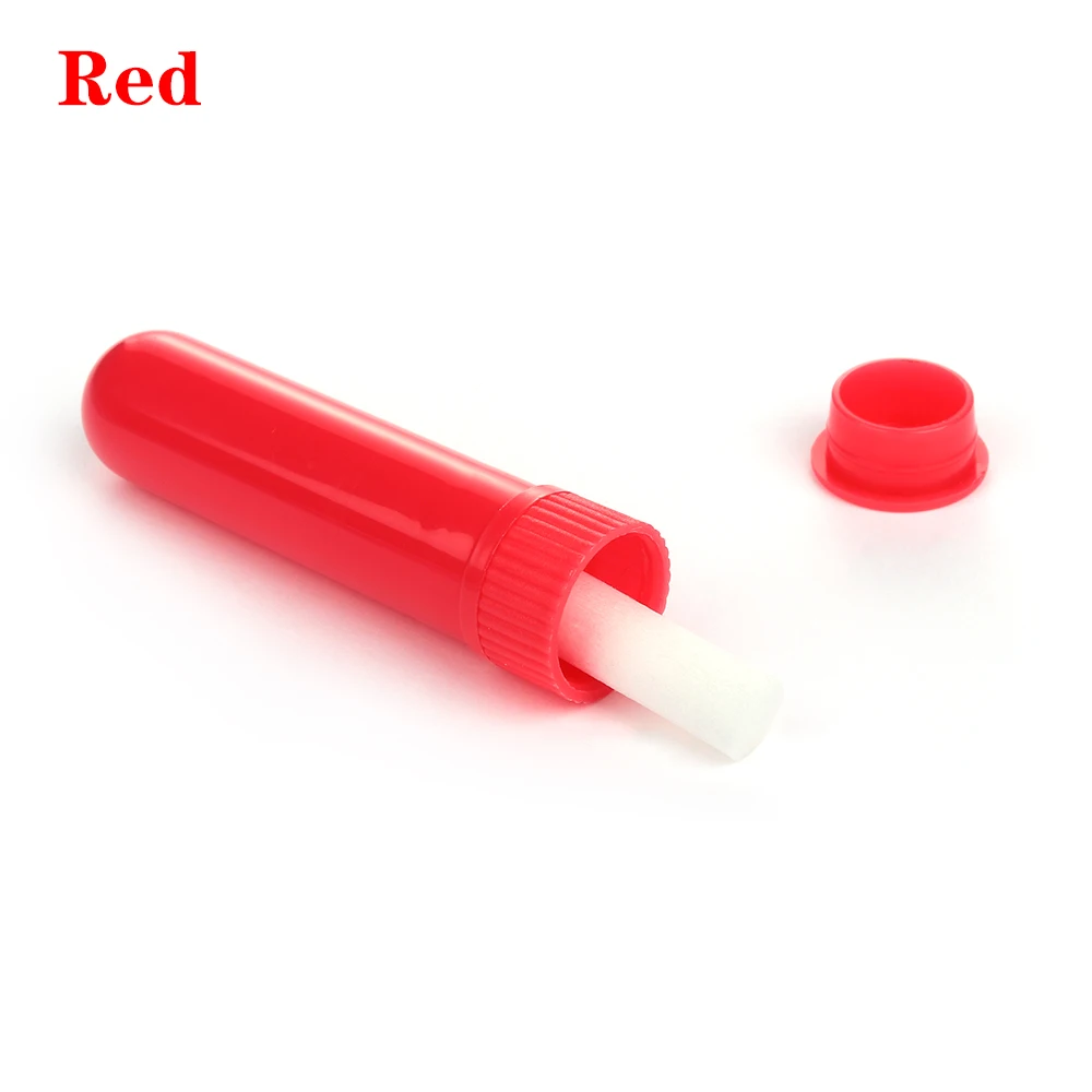 Red 6Pcs Set 6 состоит из 12 штук, диффузор для ароматерапии, пустой Диффузор Пустые контейнеры для носовых ингаляторов трубки 12 Цветов контейнер с Фитили палочки Замена - Цвет: Red 6Pcs Set