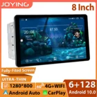 Автомагнитола 2DIN на Android, Универсальная автомобильная стереомагнитола 8 дюймов, с поддержкой Android, для Apple Carplay, 4G, мультимедийный плеер, видеорегистратор