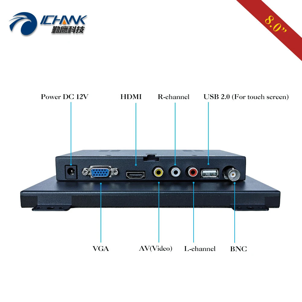 ZK080TC UDL2/8 &quotдюймовый 1024x768 IPS Мощность Туфли с открытым встроенные рамки Linux Ubuntu