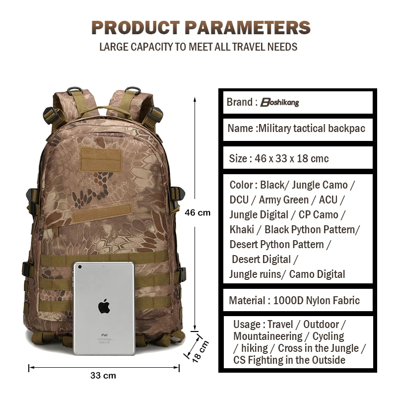Мужской деловой рюкзак из ткани Оксфорд с отделением для ноутбука 15 6 дюйма|student