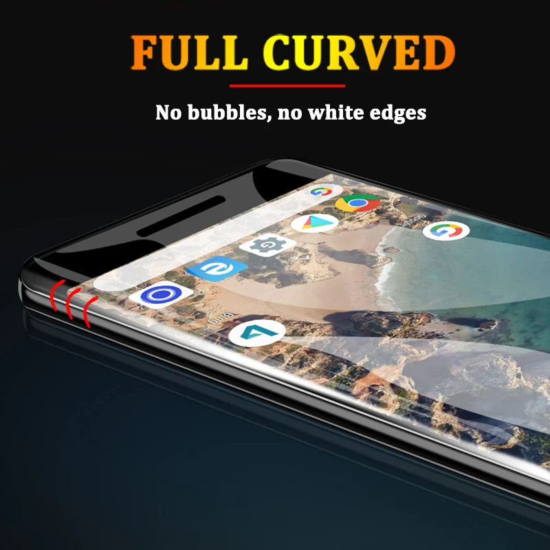 6D полное покрытие из закаленного стекла для Google Pixel 3 3a 2 XL 2XL 3XL 3axL Pixel 2 Pixel 3 Защитная пленка для экрана