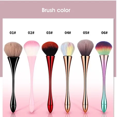 1 шт. новинка щетка для очистки ногтей удаления пыли пудра акриловый УФ гель