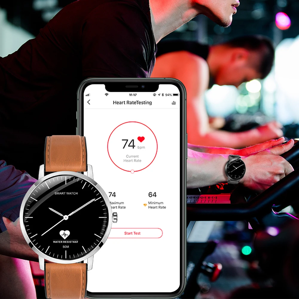 SENBONO 2020 DH06 Bluetooth Смарт часы водонепроницаемый пульсометр модный фитнес трекер для