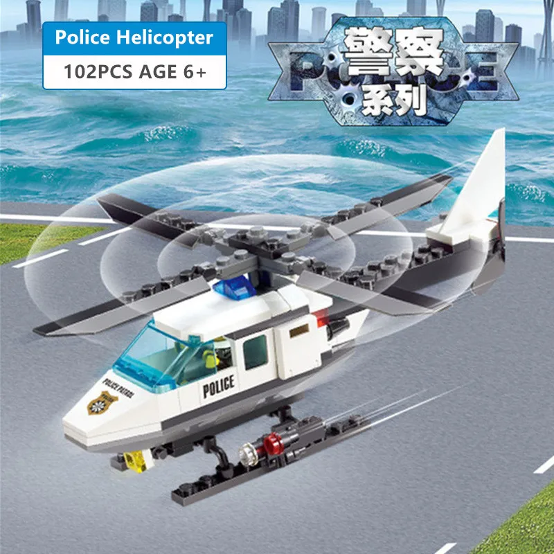 102 шт. Детский конструктор Городская полиция | Игрушки и хобби