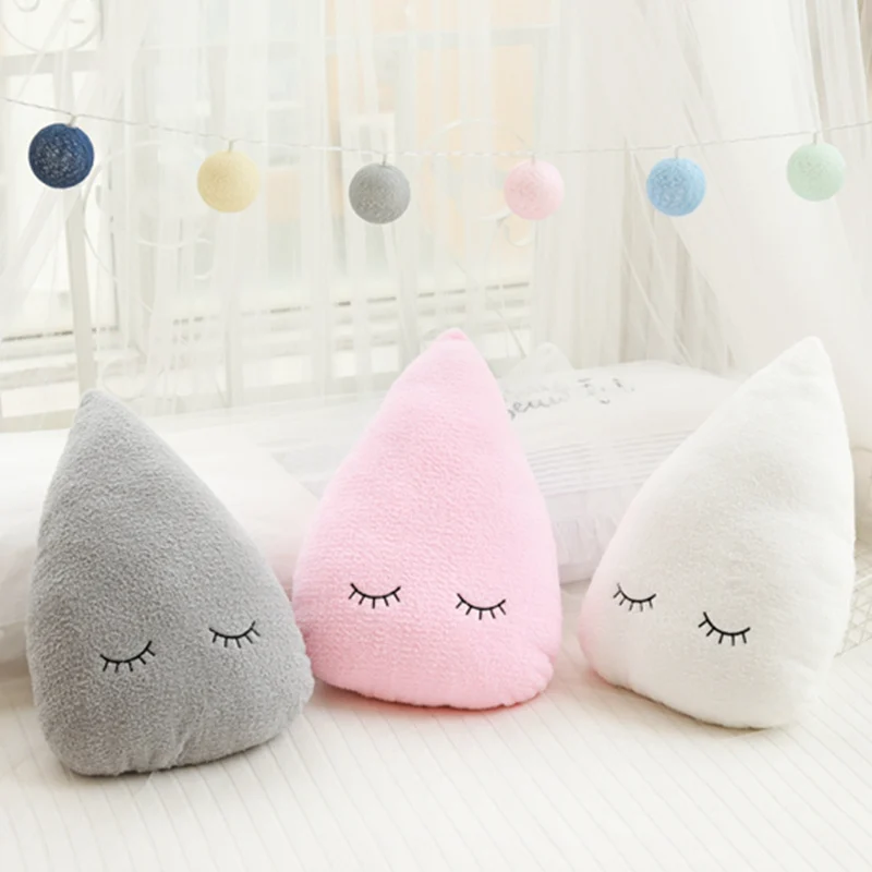 Облако Луна Звезда капля плюшевая подушка мягкая Kawaii облако Мягкие плюшевые