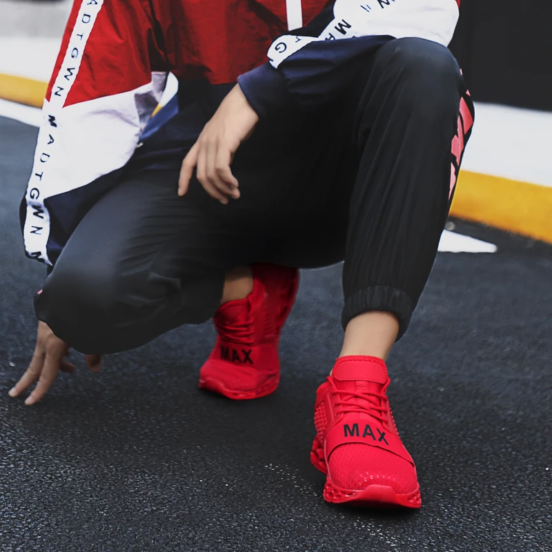 Новинка уличная Мужская обувь для бега светильник прогулочная спортивная