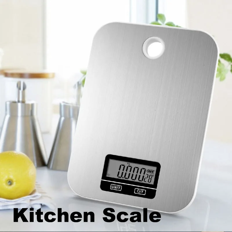

Digital Kitchen Stainless Steel Kitchen Scale Hangable Electronic Baking Medicinal Herbs Scale Stainless Steel LCD Electronic