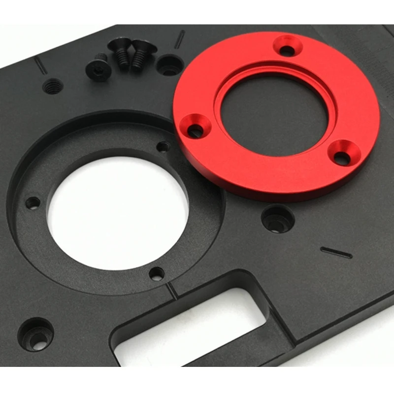 

Woodworking Trimming Machine Router Table Plate Aluminum Router Table Insert 27RF