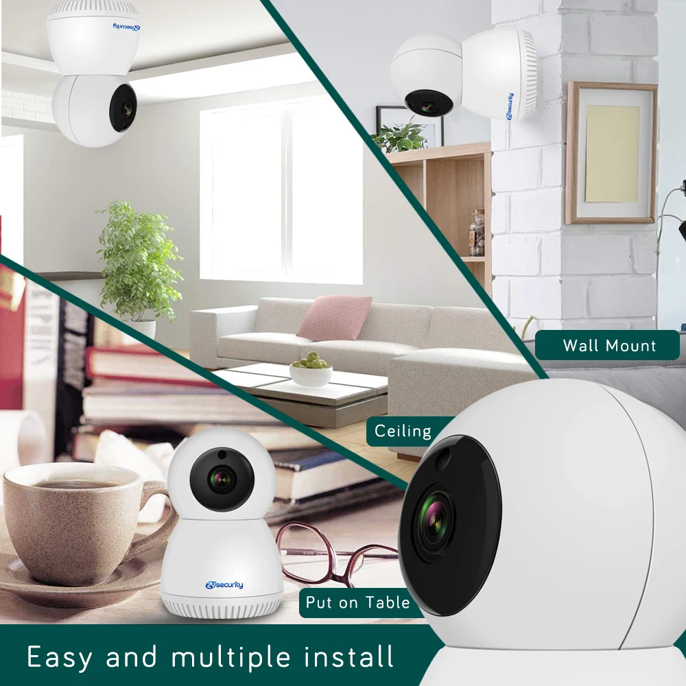 1536P FHD WiFi беспроводная домашняя ip-камера для безопасности, автоматическое слежение, CCTV камера наблюдения, ИК ночное видение, мини PTZ камера CamHi
