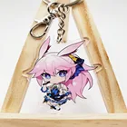 Новинка 2021, брелок для ключей, Звездный ударопрочный брелок Yae Sakura, модель с милым рисунком, подвеска на рюкзак, подарки для мужчин и женщин