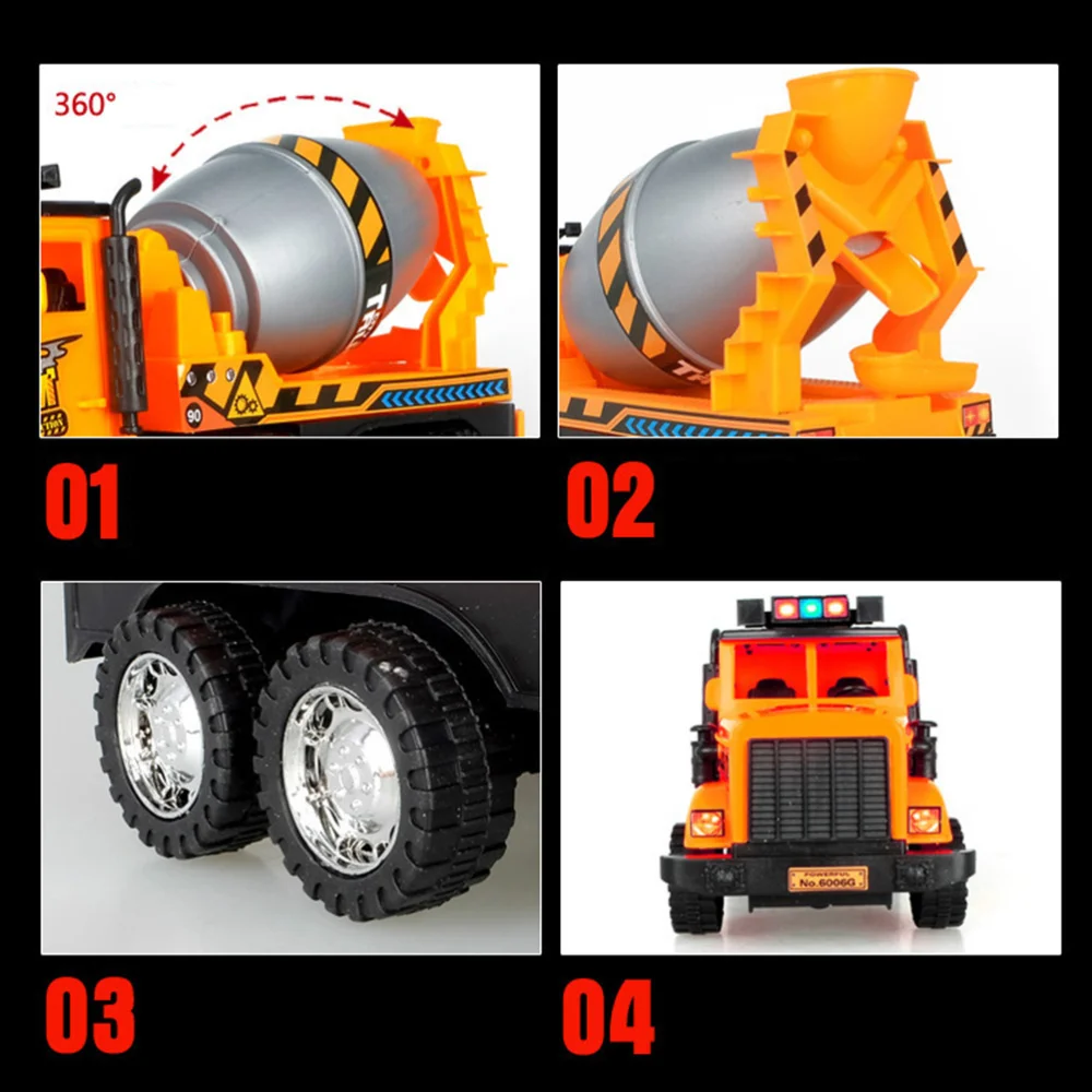 

Simulation Inertia Mixer Truck Inertial Engineering Vehicle Kids Construction Truck