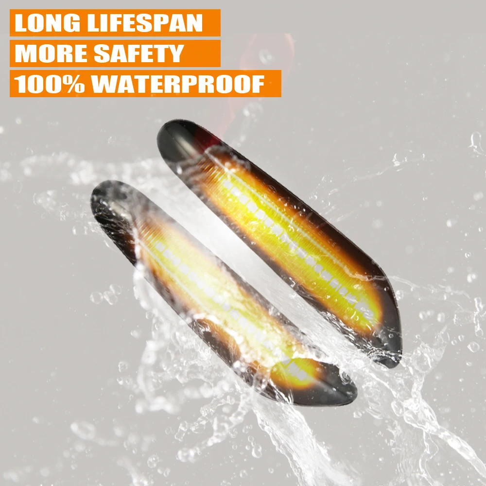 Светодиодный динамический боковой маркер указатель поворота лампа для BMW E90 E91 E92