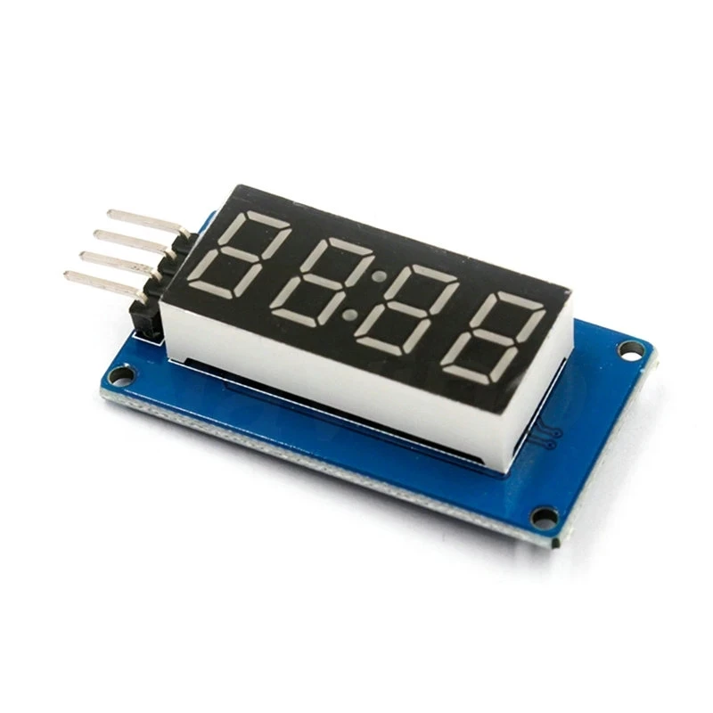 Модуль светодиодного дисплея TM1637 для Arduino 7 сегментов 4 бита 1 5-дюймовые часы