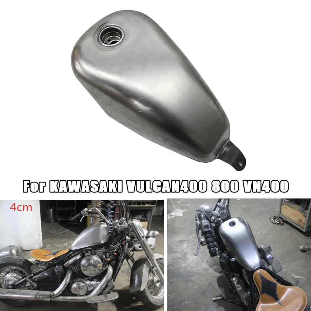 

Бензиновый бензиновый топливный бак 18 л для KAWASAKI вулкани400 800 VN400 мотоцикл с высокой талией модифицированный мотоцикл ручной работы Elding Oil Box ...