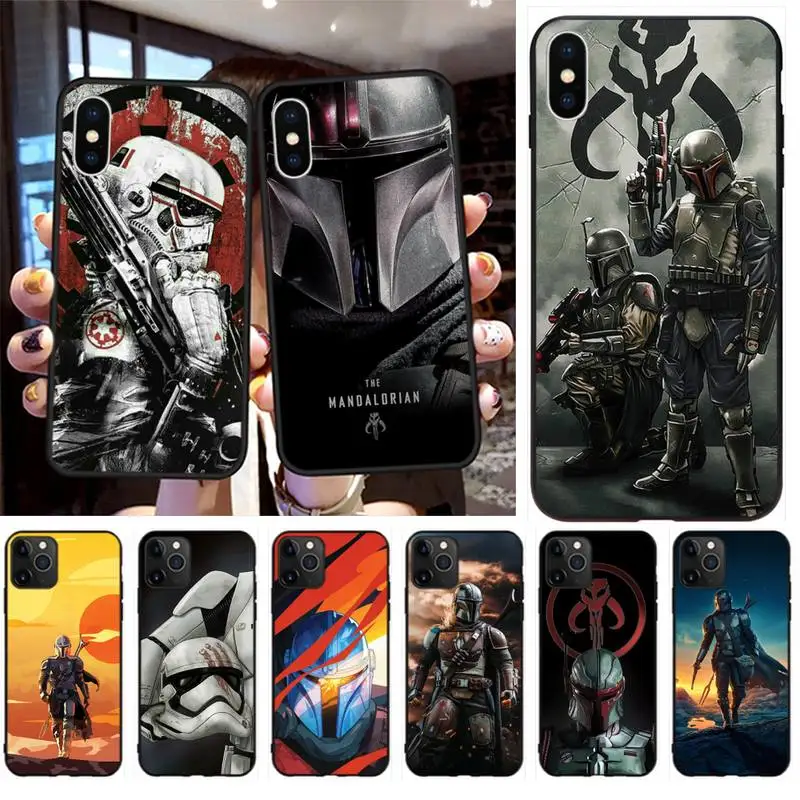 Чехол для телефона с мотивом американского фильма мандалориан iphone 12 11 Pro Max Mini XS 8 7